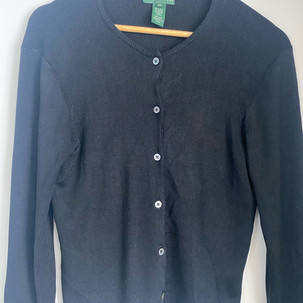 Lauren Ralph Lauren silk cardigan
